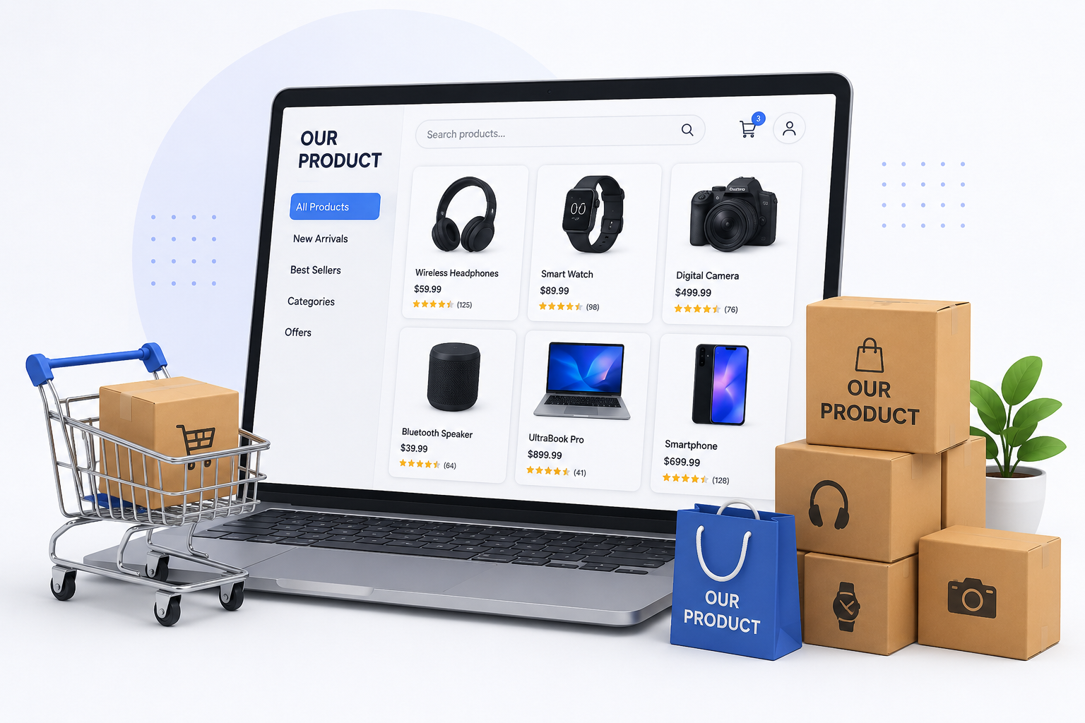 Products Mega Menu Preview